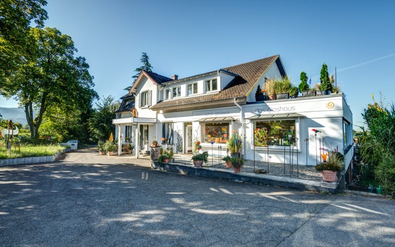 das glashaus - der erste Blick von aussen